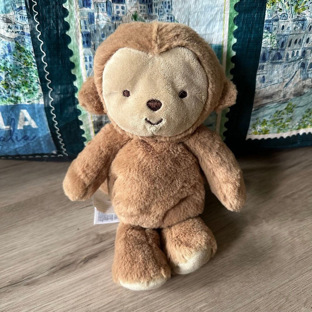 Carter’s Child of Mine 2017 Super Soft Lil’ Brown Monkey Plush Lovey Rattle